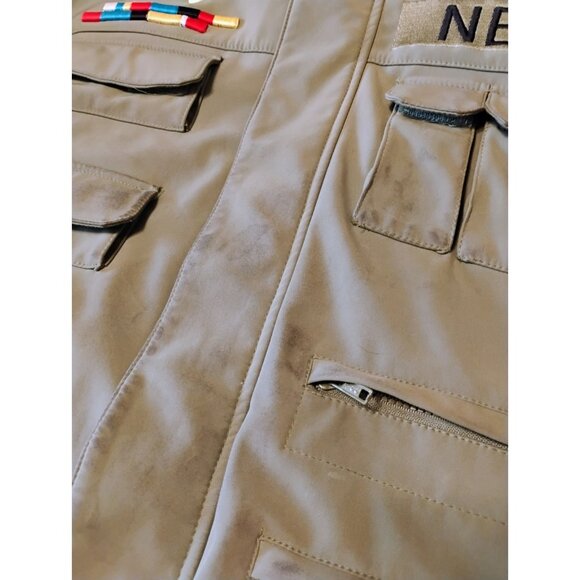 Neff Sarge Softshell Snowboard Jacket Size Medium Military Style - Picture 3 of 16